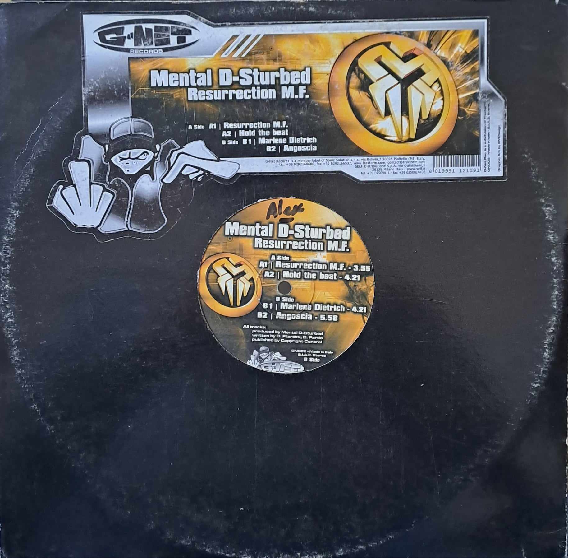 G-Net Records 002 - vinyle gabber